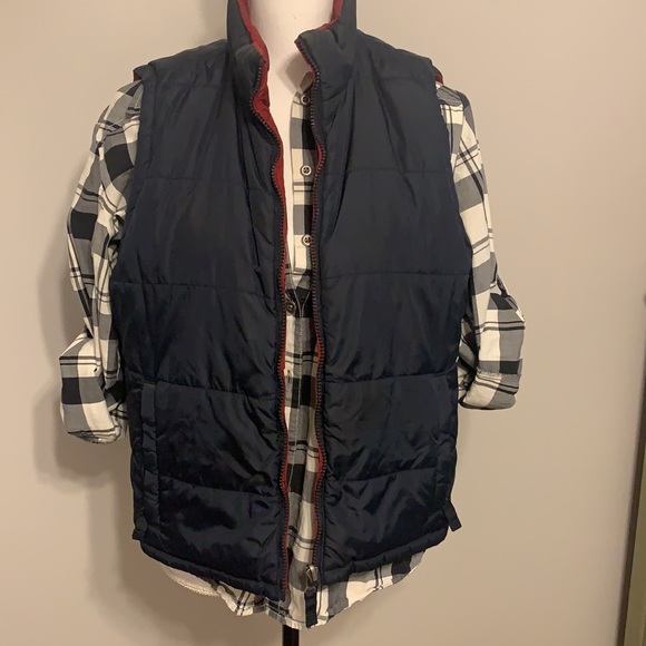 Abercrombie & Fitch Reversible Puffer Jacket L - Picture 3 of 8